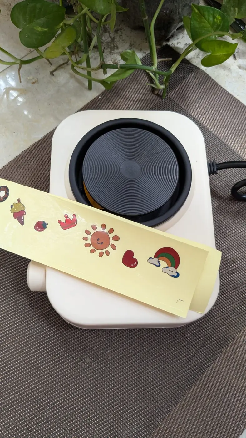 Mini Electric Hot Plate – White