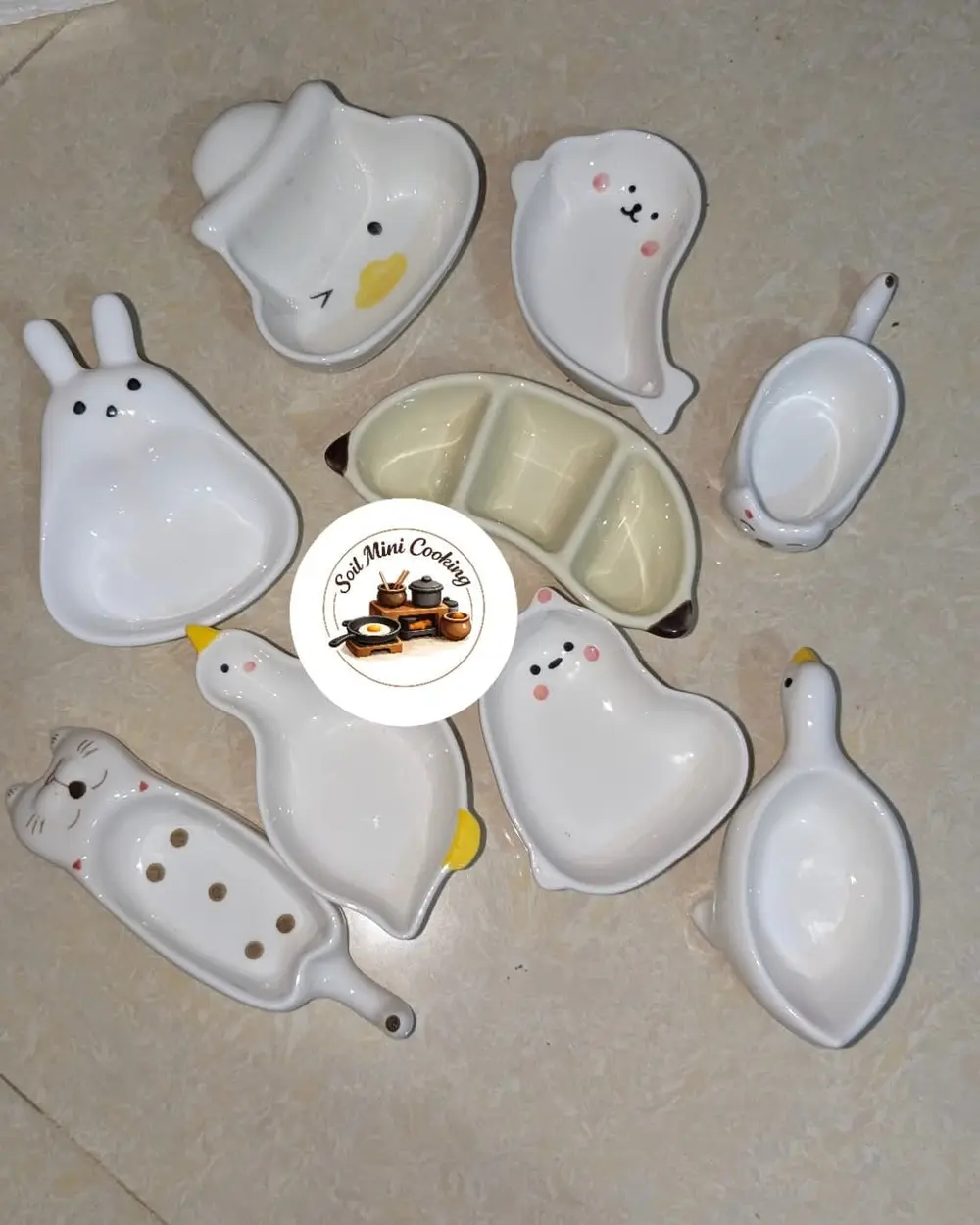 Cute Ceramic Snack Plate