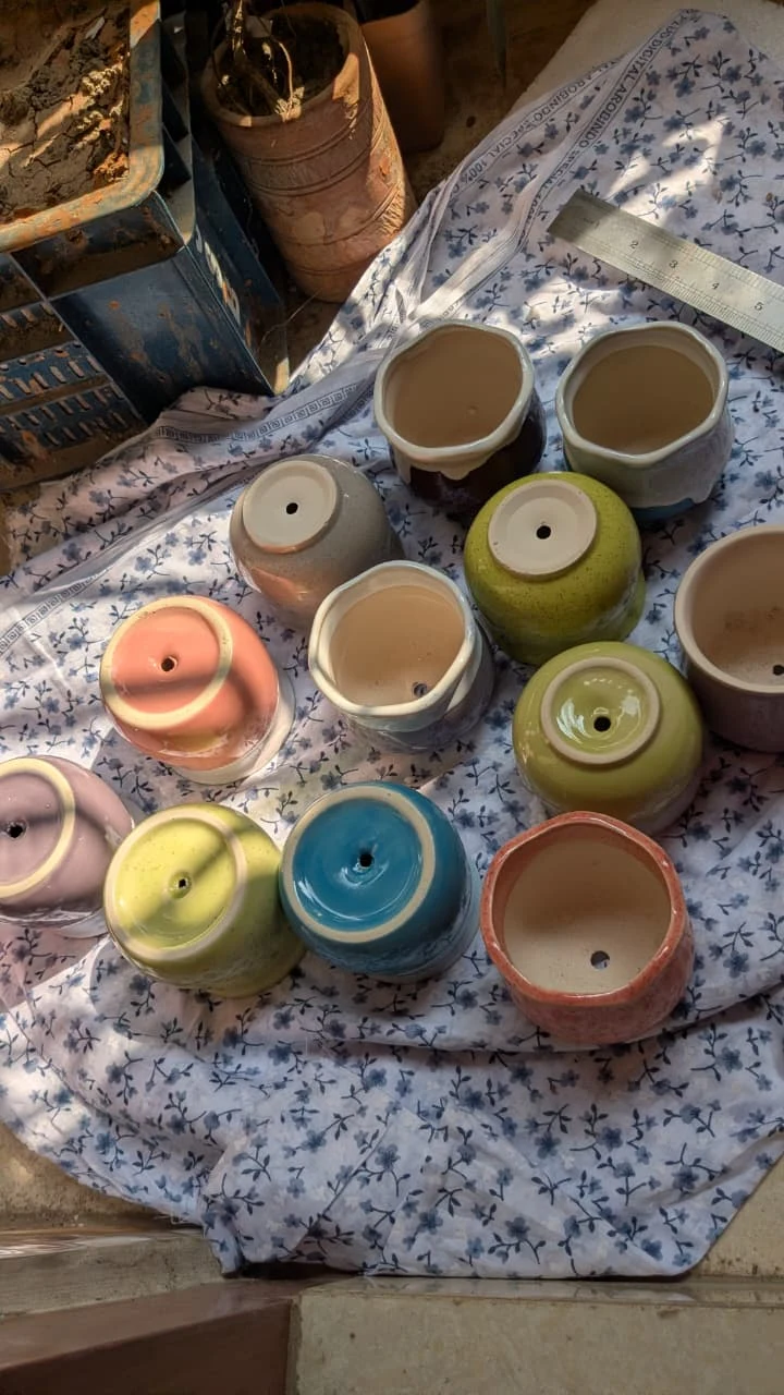 মিনি সিরামিক টব